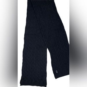 Ralph Lauren Black Scarf Unisex 🌈
